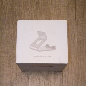 White Mobile Phone Holder